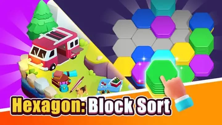 Hexagon Block Sort